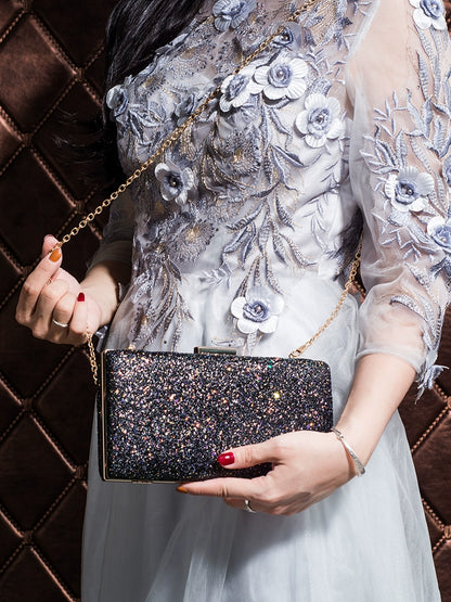 Fashion Elegant Socialite Dress Leisure Chain Sequin Bag