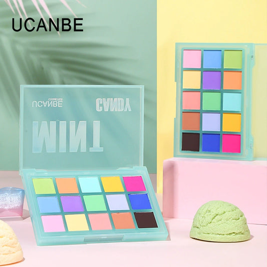 Ucanbe Multicolor Full Matte Play Makeup Rainbow Eye Shadow Plate