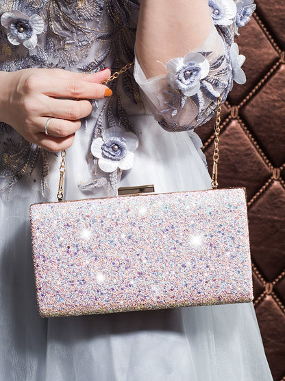 Fashion Elegant Socialite Dress Leisure Chain Sequin Bag