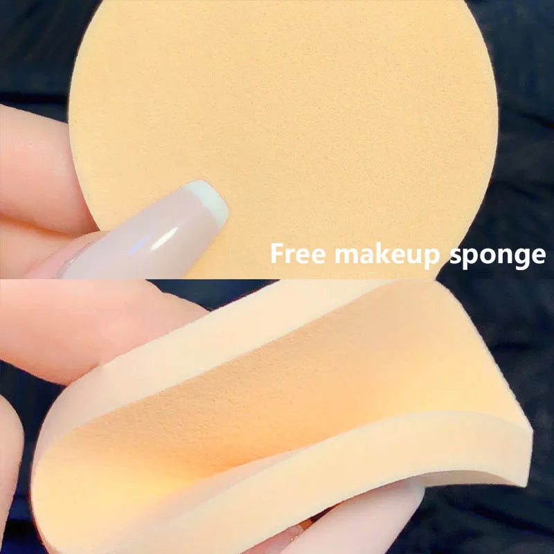 Pudaier Natural Pressed Powder Transparent White Brighten Oil Control Concealer Lasting Face Makeup Setting Powder Waterproof Cosmetic