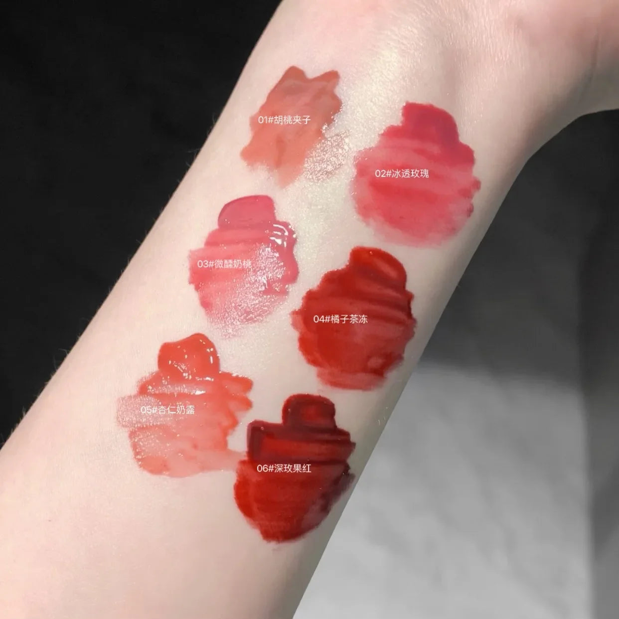 Juice Red Mirror Lip Gloss Clear Moisturizing Hydrating Water Light Glass Jelly Lip Glaze Oil Lipstick Lip Tint Korean Cosmetics