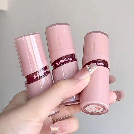 KaKaShow Watery Sweet Lip Gloss Moisturizing Mirror Pout Lipstick Longlasting Non-sticky Clear Gloss Pseudo-plain Female Makeups