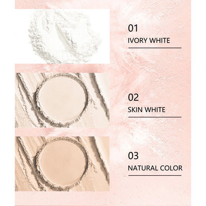 Makeup Loose Powder Transparent Natural Face Finishing Powder Professional Oil-control Waterproof Matte Setting Powder