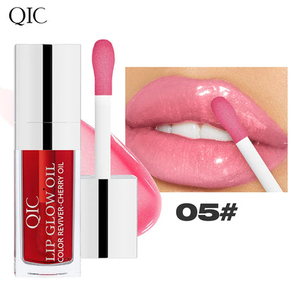 Color Changing Lip Oil Color Change Effect Moisturizing Transparent Plumping Lip Oil Tinted for Lip Care and Dry Lips