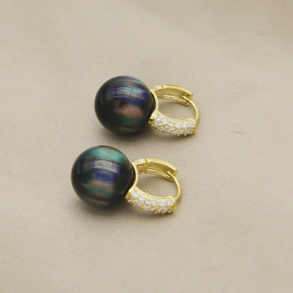 The New Fashion Jewelry Full Rhinestone Red Ball Earrings Earrings for Women