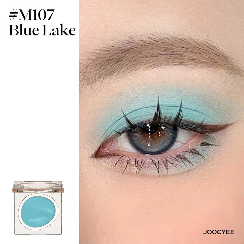 JOOCYEE Eyeshadow Single Long-lasting Natural Easy to blend High-pigmented Diamond shimmering Eyeshadow Black Blue