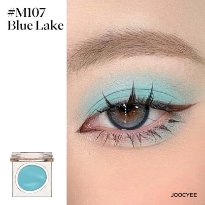 JOOCYEE Eyeshadow Single Long-lasting Natural Easy to blend High-pigmented Diamond shimmering Eyeshadow Black Blue