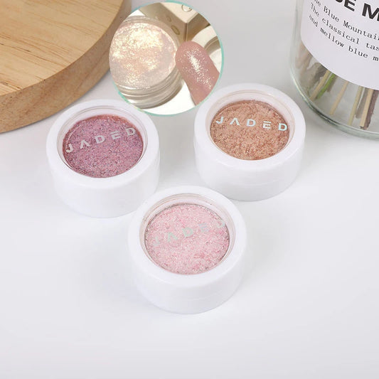 Monochrome Glitter Eyeshadow Palette Potato Texture Pearlescent Diamond Highlighter Brighten Shiny Eyes Korean Makeup Cosmetics