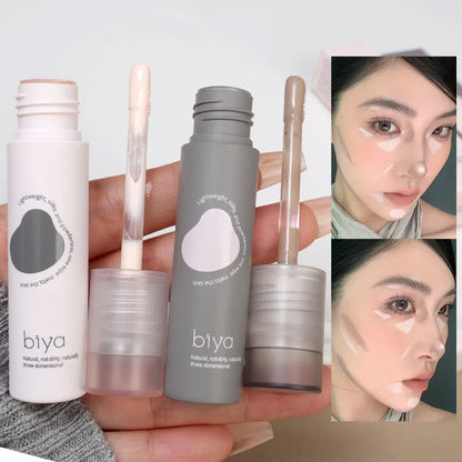 biya Lasting Brighten Face Concealer Contouring Liquid Makeup Natural Matte Contour Stick Cosmetics Grey Brown V-face Shaping Makeup