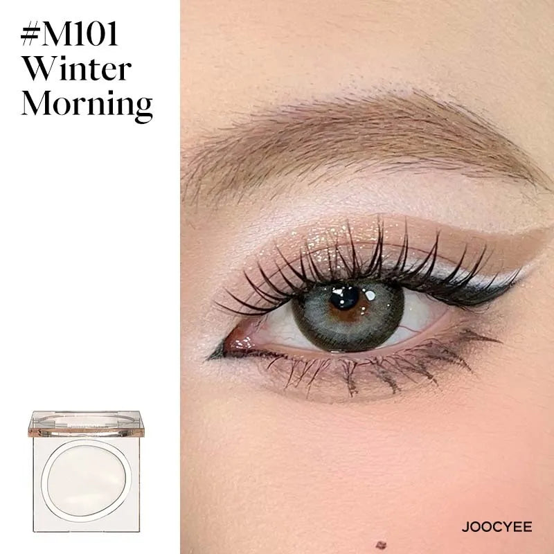 JOOCYEE Eyeshadow Single Long-lasting Natural Easy to blend High-pigmented Diamond shimmering Eyeshadow Black Blue