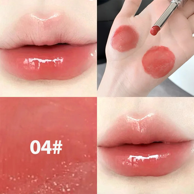 Moisturizing lipstick, mirror lip glaze, clear hold, non-stick lip gloss