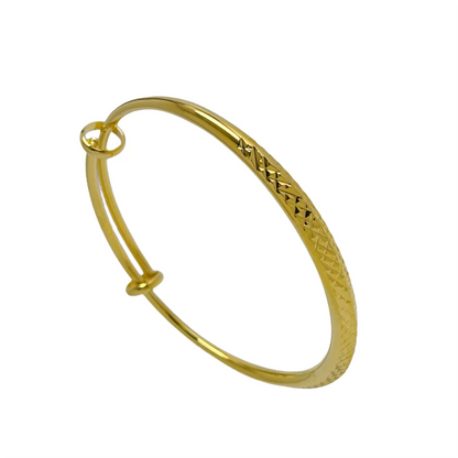 Women's Hand Bracelet Stainless Steel Gold Color Cuff Bangles Adjustable Wristband Trendy Jewelry Accessories