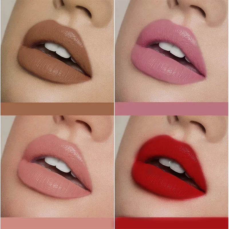 Colorful Matte Sexy Liquid Lipstick Long Lasting Waterproof Lip Cosmetic Keep 24 Hours Lip Makeup Velvet Lip Gloss for Women