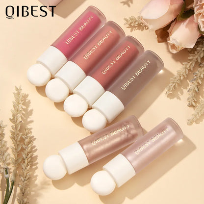 QIBEST BEAUTY Liquid Blush Face Makeup Liquid Bronzer Cream Rouge Tint Contouring Cosmetic Highlighter Bronzer Stick