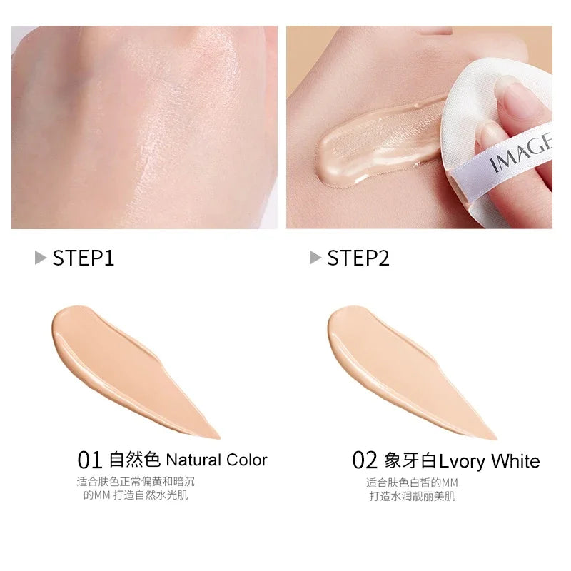 Liquid Foundation Cushion Lightweight Concealer Isolation BB Cream Foundation Durable Durable Cosmetics