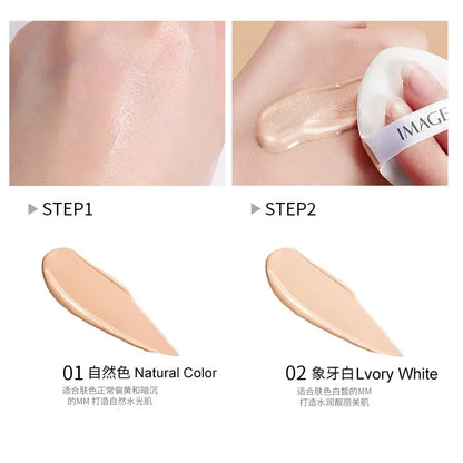 Liquid Foundation Cushion Lightweight Concealer Isolation BB Cream Foundation Durable Durable Cosmetics