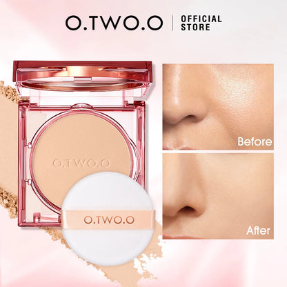 O.TWO.O Face Setting Powder Makeup Invisible Pores Oil Control SPF 30 PA++ Long Lasting Waterproof Matte Face Powder Cosmetic