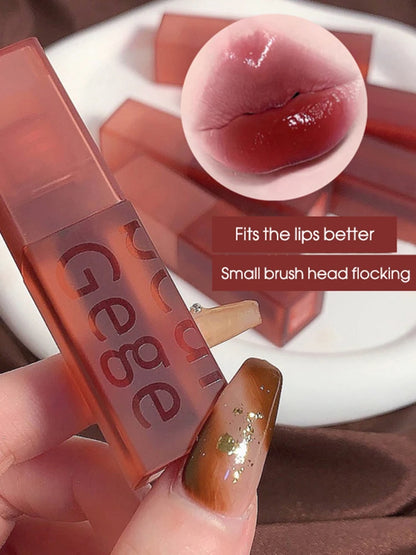 Gege bear Velvet Lip Glaze Velvet Soft Mist Matte Lasting, Non fading Lipstick Autumn and Winter