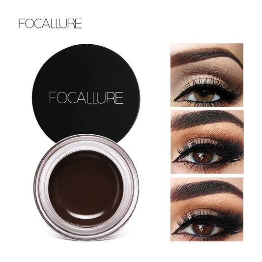 FOCALLURE Eyebrow Cream Gel Enhancers Long-lasting Waterproof Eye Brows Pomade Gel With Brushes For Women Makeup