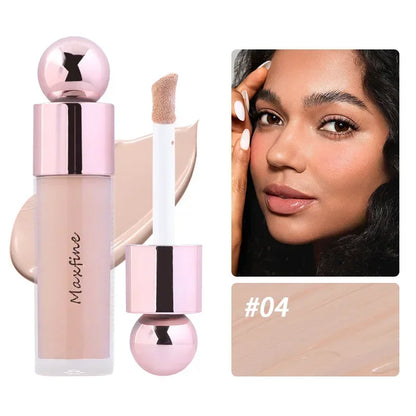 Waterproof Foundation Cream For Dark Skin Full Coverage Oil-Control Liquid Concealer Moisturizing Lasting Base Makeup Products