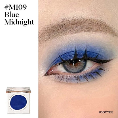 JOOCYEE Eyeshadow Single Long-lasting Natural Easy to blend High-pigmented Diamond shimmering Eyeshadow Black Blue