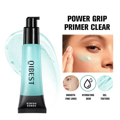 Power Grip Primer Colorless Gel-Based Hydrating Face Primer Evens Skin Makeup Base Invisible Pore Smoothing Lasting Make Up 52ml