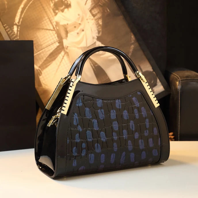 Luxury Fashion Genuine Leather Women's Bag Cross body Portable Large Handbags New Lady Shoulder Dumpling Bags Stone Pattern