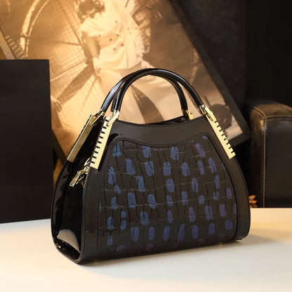 Luxury Fashion Genuine Leather Women's Bag Cross body Portable Large Handbags New Lady Shoulder Dumpling Bags Stone Pattern