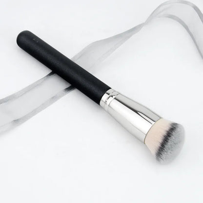 MOONBIFFY Flawless Foundation Brush Concealer Brushes Bottom Makeup Brush Oblique Head Matte Makeup Without Trace Single Make Up Tools