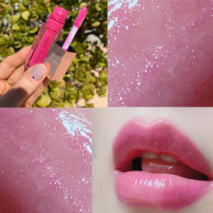 Gloss Bomb Universal Lip Luminizer 9 Colors Non-Sticky Moisturizing Lip Gloss Plumping and Long-Lasting Glitter Liquid Lipstick