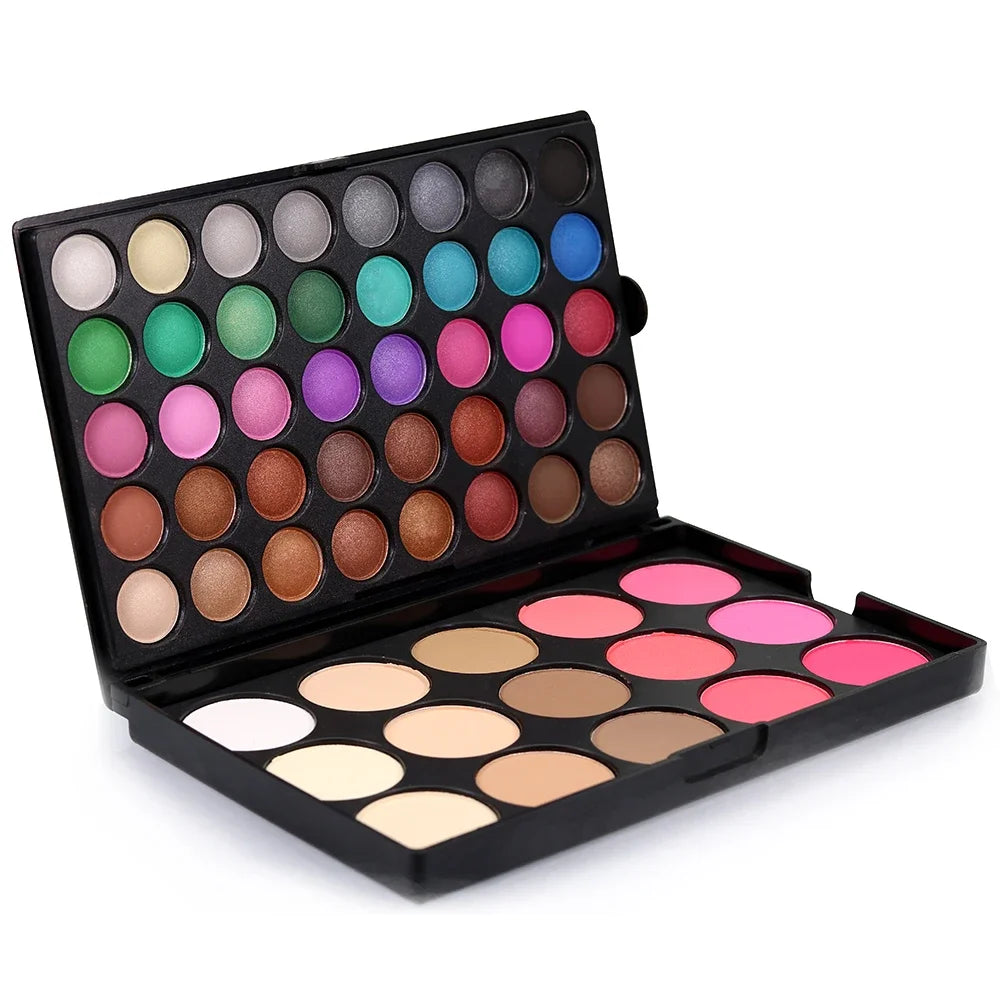 Pro Multi-Function Makeup Gift Kit Set Box Full Women Waterproof Eyeshadow Pallete Make Up Shadow Blush Bronzer Contour Palette