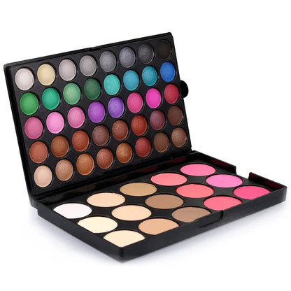 Pro Multi-Function Makeup Gift Kit Set Box Full Women Waterproof Eyeshadow Pallete Make Up Shadow Blush Bronzer Contour Palette
