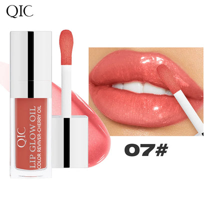 Color Changing Lip Oil Color Change Effect Moisturizing Transparent Plumping Lip Oil Tinted for Lip Care and Dry Lips