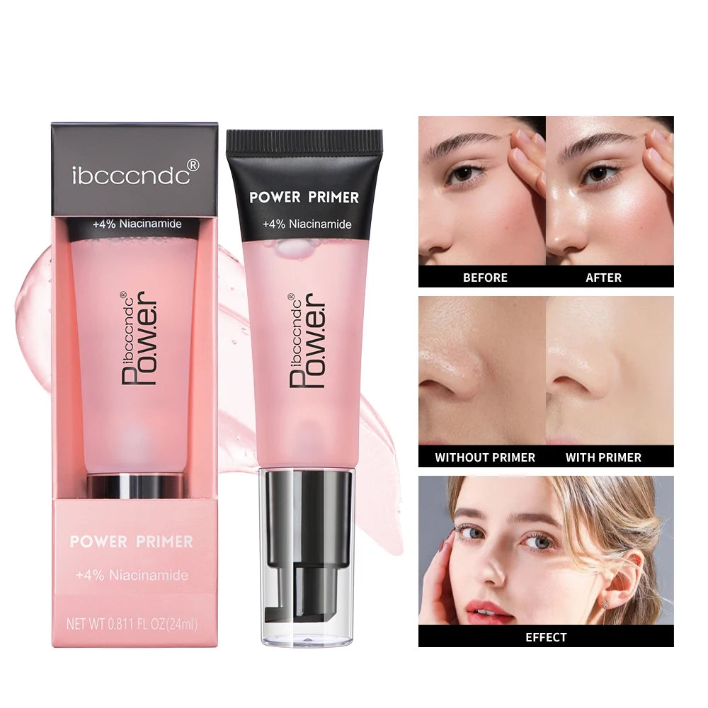 Power Grip Primer Gel Based Hydrating Face Primer For Smoothing Skin Gripping Makeup Invisible Pore Colorless Primes 24ml