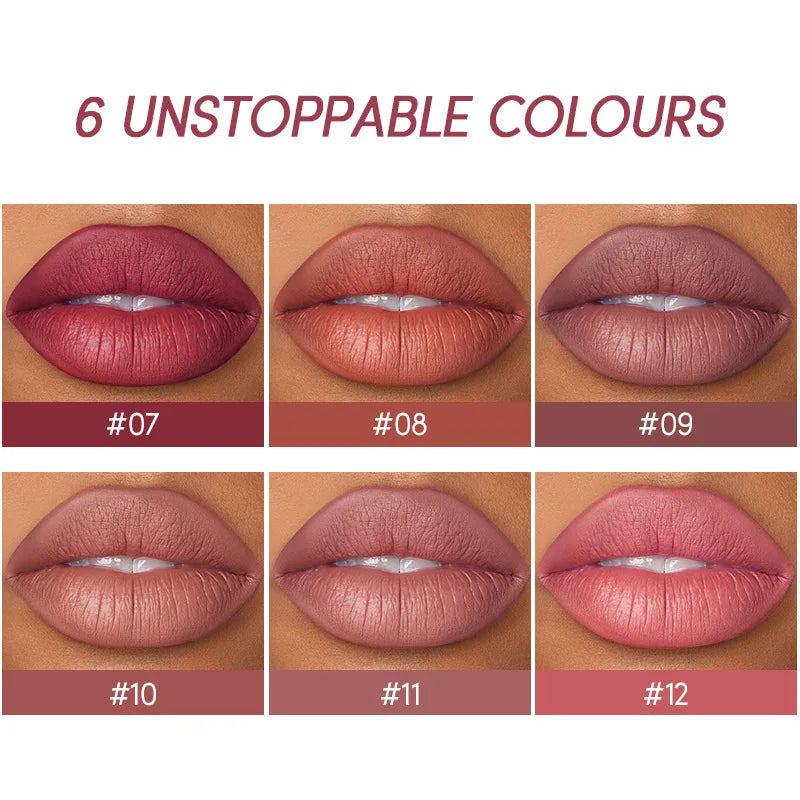 LIPSTICH 2 In 1 Matte Lipstick&lip Liner Set  Lip Pencil High Pigmented Waterproof Long Lasting Lip Stick Lips Makeup