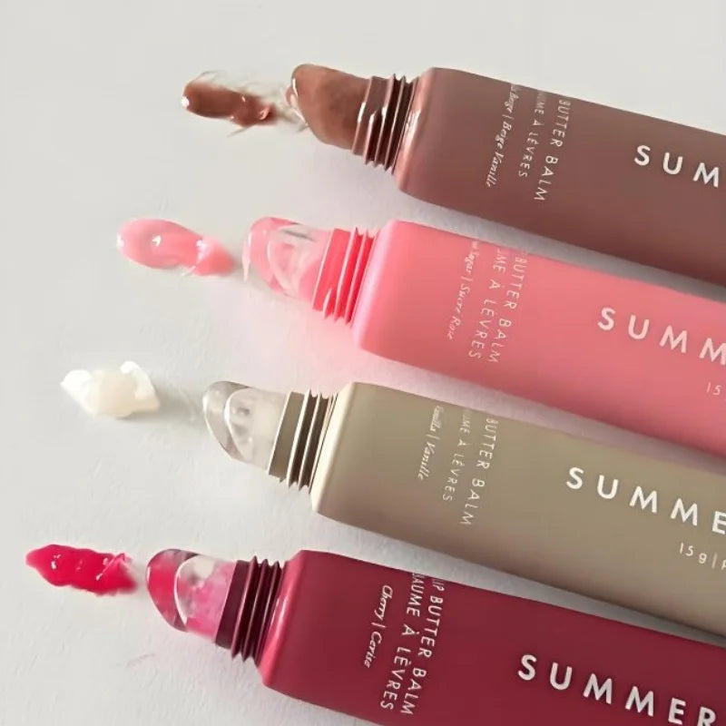 Summer Lip Balm Moisturizing Care Lip Balm Smoothing Lip Lines Lasting Nourishment Women Daily 8 Colors  Natural Soft Makeup