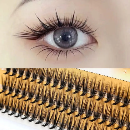 New 60 Clusters L Curl Mink False Eyelash Lashtray for Makeup 10D/20D Individual  Eyelashes Extensions  Handmade