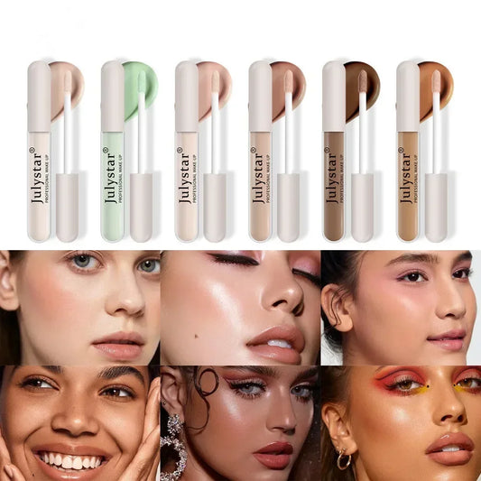 Julystar High Coverage Concealer Waterproof Moisturizing Contour Cover Face Acne Marks Concealer Sticks Long Lasting Makeup Cosmetics