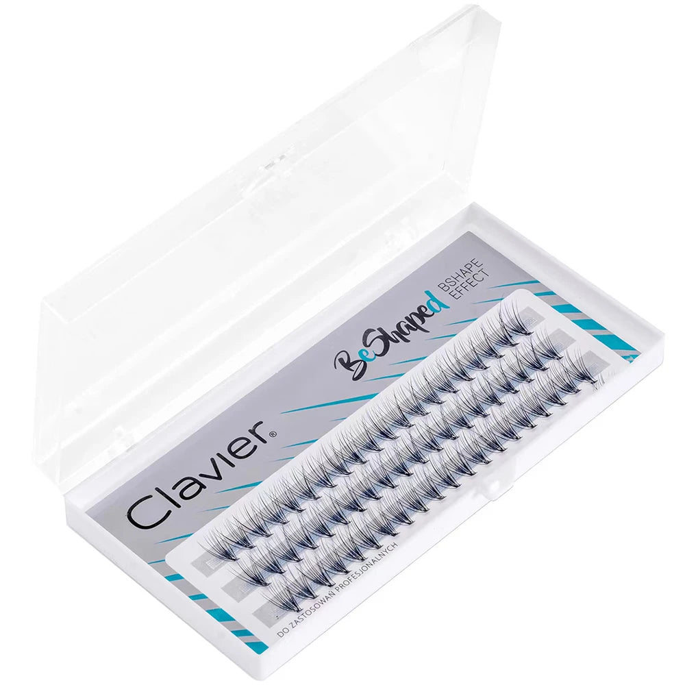 Clavier Beshaped Eyelashes Extraordinary Natural Tuft  Lash 10D Individual Cluster Eyelash Extension Professional Makeup Cilia