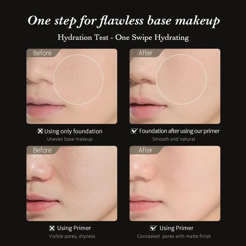 Little Angel Flower Knows Face Primer Oil control Long-Lasting Moisturizing Vegan Makeup Base Foundation Primer 50g/1.7fl.oz
