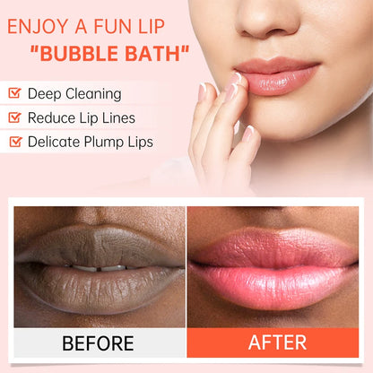 eelhoe Bubble Lip Balm Lightening Dark Lip Mask Gloss Oil Makeup Exfoliating Clean Moisturizer Beauty Health Lip Care Product