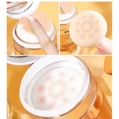 Air Cushion BB Cream Butterfly Powder Puff Moisturizing Foundation Concealer Whitening Oil-control Waterproof Makeup