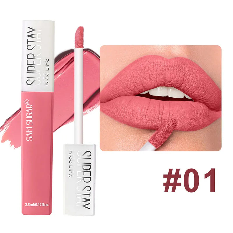 Matte Lipstick Set Lip Gloss Sets 6 PCS Non Stick Cup Stain Makeup Beauty For Women Waterproof Long Lasting Cosmetics