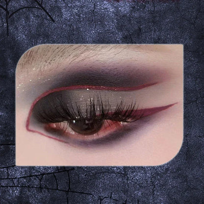 Dark Gothic Eye Shadow Palette Pearlescent Matte Fine Sparkle Strobes Punk Profound Three-dimensional Eye Shadow Makeup Cosmetic
