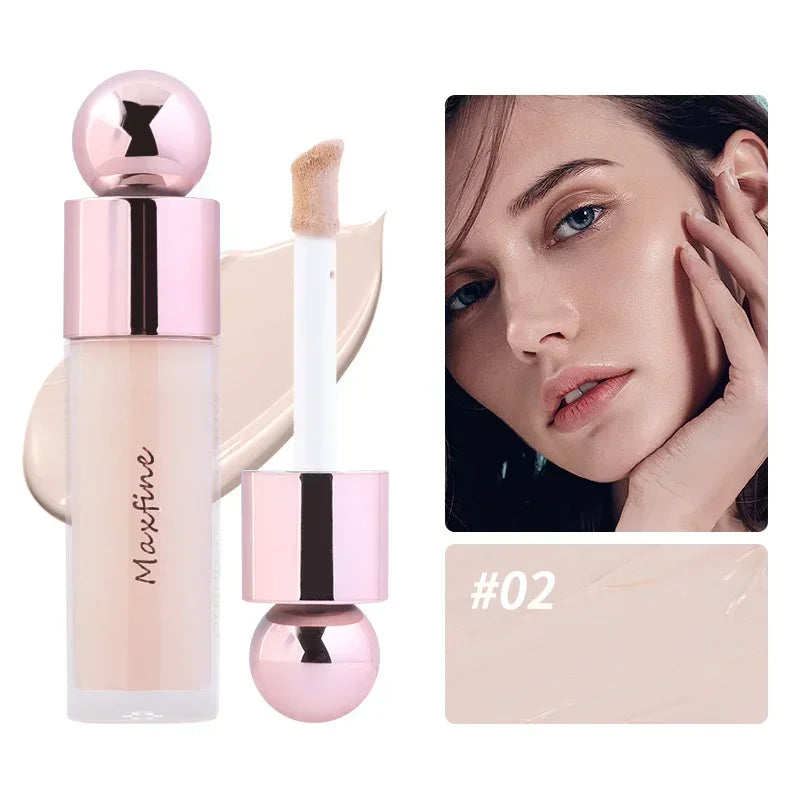 Waterproof Foundation Cream For Dark Skin Full Coverage Oil-Control Liquid Concealer Moisturizing Lasting Base Makeup Products