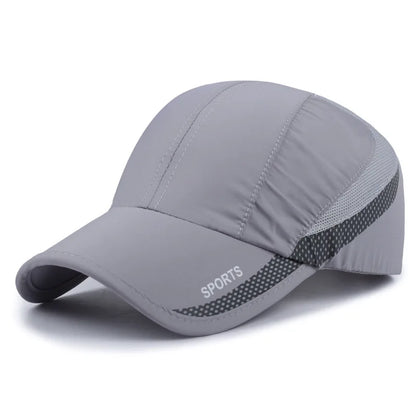 Men Women Outdoor Sport Baseball Mesh Hat Running Visor Quick-drying Cap Sun Protection Scrub Cap Hats For Women Sport Tools
