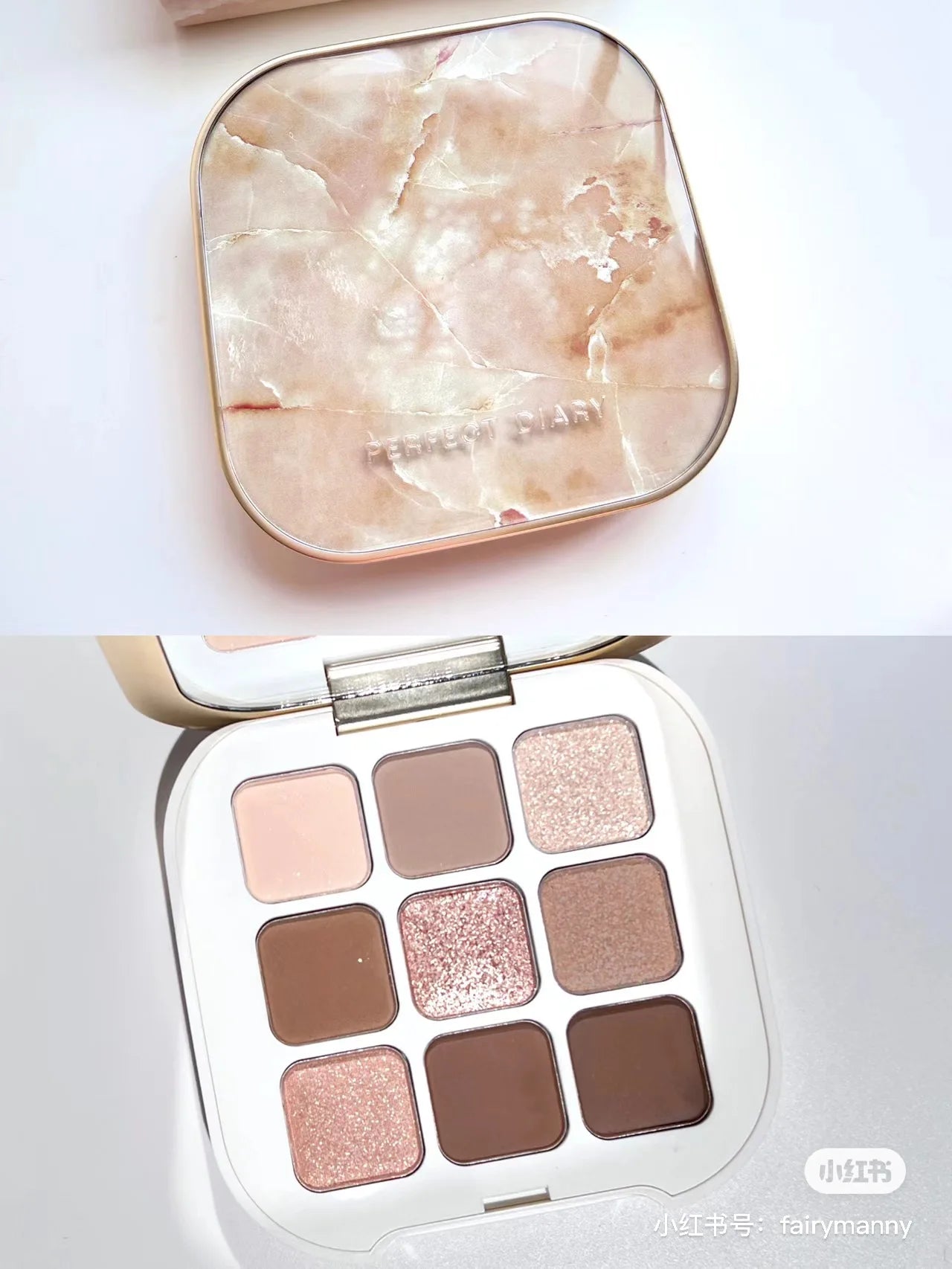 Perfect Diary Raw Gemstone 9 Color Eyeshadow Palette
