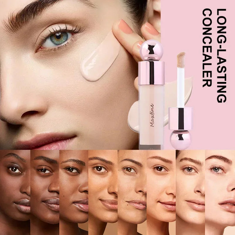 Waterproof Foundation Cream For Dark Skin Full Coverage Oil-Control Liquid Concealer Moisturizing Lasting Base Makeup Products