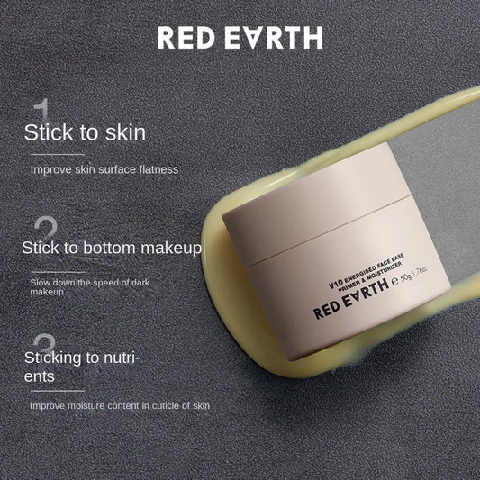 RED EARTH Korean Makeup Foundation Cream Moisturizing Face Base Primer Pores Invisible Prolong Facial Oil-control Base Cosmetics