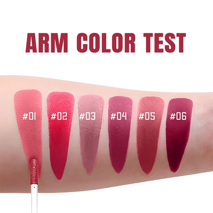 Matte Lipstick Set Lip Gloss Sets 6 PCS Non Stick Cup Stain Makeup Beauty For Women Waterproof Long Lasting Cosmetics